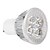 voordelige Gloeilampen-360 lm GU10 LED-spotlampen 4 LED-kralen Krachtige LED Dimbaar Warm wit 220-240 V