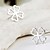 cheap Earrings-Women&#039;s Stud Earrings Sterling Silver Four Leaf Clover Jewelry For