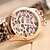 preiswerte Modeuhren-Damen Armbanduhren für den Alltag / Modeuhr / Armbanduhr Silikon Band Leopard Mehrfarbig / Ein Jahr / SODA AG4