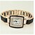 cheap Women&#039;s Watches-C&amp;C Women&#039;s Casual Rhinestone Leather Watch