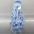 billiga Kostymperuk-cosplay peruk syntetisk peruk cosplay peruk vågig vågig peruk blå syntetiskt hår 34 tums blå halloweenperuk för kvinnor