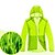 abordables Vestes Softshell, polaires, blousons de randonnée-Homme Femme Unisexe Veste de Randonnée Outdoor Printemps Eté Etanche Coupe Vent Respirable Séchage rapide Veste Veste Coupe Vent Hauts / Top Fermeture éclair simple Zip totalement visible Camping