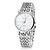 baratos Relógios da Moda-Masculino Mulheres Casal Relógio Elegante Quartzo Lega Banda Prata Prata