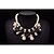 Недорогие Модные ожерелья-металла способа кристалл цветок ожерелье MS роскошных женщин