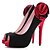 cheap Women&#039;s Heels-Women&#039;s Spring / Summer Stiletto Heel / Platform Dress Party &amp; Evening Office &amp; Career Appliques Faux Suede Black
