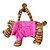 cheap Stuffed Animals-Tiger Design Plush Toys Soft Hand Bag