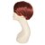 abordables Perruques Synthétiques Sans Bonnet-Perruque Synthétique Droit / Classique Style Sans bonnet Perruque Cheveux Synthétiques 8 pouce Femme Perruque