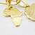 cheap Jewelry Sets-Men&#039;s Women&#039;s Jewelry Set Wedding Party Daily Casual Sports Gold Plated Earrings Necklaces