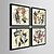 cheap Framed Arts-Abstract Character Framed Canvas Print Set of  4