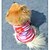 ieftine Îmbrăcăminte Câini-Pisici Câine Tricou Dungi Inimă Modă Îmbrăcăminte Câini Haine pentru catelus Ținute pentru câini Mov Roz Costume pentru fată și câine băiat Bumbac XS S M L