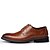 abordables Oxfords Homme-Homme Chaussures Formal Cuir Printemps / Automne Oxfords Marron / Bleu / Jaune / Bureau et carrière / Chaussures en cuir