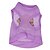 preiswerte Hundekleidung-Katze Hund T-shirt Welpenkleidung Karikatur Hundekleidung Welpenkleidung Hunde-Outfits Purpur Kostüm für Mädchen und Jungen Hund Terylen XS S M L
