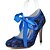 זול נעלי חתונות-בגדי ריקוד נשים נעליים אביב / קיץ עקב סטילטו עניבת פרפר לבן / ורוד / כחול / חתונה / מסיבה וערב