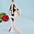 Χαμηλού Κόστους Διακοσμητικά Τούρτας-Διακοσμητικό Τούρτας Κλασσικό ζευγάρι Ρητίνη Γάμος / Πάρτι πριν το Γάμο Λευκό Ασιατικό Θέμα Κουτί Δώρου