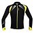 ieftine Jachete și jachete pentru bărbați-SANTIC Bărbați Jachetă Cycling Bicicletă Jachetă / Jerseu / Topuri Rezistent la Vânt, Căptușeală Din Lână, Respirabil Peteci Spandex, Fleece Iarnă Galben / Negru Avansat Ciclism montan Semi-formal