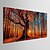preiswerte Kunstdrucke-Keilrahmen Kunst rotem Holz dekorative Malerei Set von 5