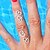 olcso Divatos gyűrű-Női Arany Ezüst Ötvözet Szerelem Divat Állítható Európai Parti Jelmez ékszerek