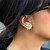 preiswerte Ohrringe-Damen Ohrstecker Blattform Personalisiert Europäisch Brautkleidung Diamantimitate Ohrringe Schmuck Farbbildschirm / Gold / Weiß Für Party Hochzeit Alltag