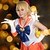 economico Parrucche Halloween-Sailor Moon Sailor Venus Parrucche Cosplay Per donna 40 pollice Tessuno resistente a calore Parrucca Anime