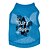 baratos Roupa para Cães-Gato Cachorro Camiseta Desenho Animado Roupas para Cães Arco-Íris Ocasiões Especiais Terylene XS S M L