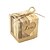 abordables Supports cadeaux invités-Cubique Papier durci Titulaire de Faveur avec Motif Boîtes à cadeaux