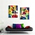 economico Stampe-allungato tela girasole acquerello decorazione pittura astratta set di 2