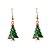 cheap Earrings-Women&#039;s Drop Earrings Cute Christmas Earrings Jewelry For Party Daily Casual Sports