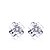 tanie Modne kolczyki-Damskie Kolczyki na sztyft luksusowa biżuteria Srebro standardowe Imitacja diamentu Biżuteria Na