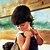 cheap Oil Paintings-Oil Painting Hand Painted - People Comtemporary Canvas / Stretched Canvas
