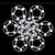 olcso Mennyezeti lámpák-1 lámpás 80 cm-es mennyezeti lámpa led csillár kristály süllyeszthető lámpák fém króm modern kortárs 110-120v / 220-240v virágmintás