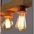 זול אורות תליון-מנורות תלויות Ambient Light גימור צבוע עץ / במבוק עץ / במבוק סגנון קטן 110-120V / 220-240V נורה אינה כלולה / E26 / E27