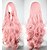 halpa Räätälöidyt peruukit-Synteettiset peruukit Vaaleanpunainen Vaaleanpunainen Peruukki Pinkki
