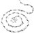 Недорогие Модные ожерелья-Ожерелье Ожерелья-цепочки Бижутерия Стерлинговое серебро Для вечеринок Серебряный 1шт Подарок
