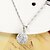cheap Necklaces &amp; pendants-Pendant Necklace For Women&#039;s Wedding Casual Daily Sterling Silver Rhinestone Ball Pave Ball Silver