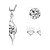 Недорогие Модные ожерелья-Жен. Ожерелья с подвесками Роскошь Искусственный бриллиант Сплав Ожерелье Бижутерия Назначение