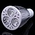 voordelige Gloeilampen-MORSEN GU10 9 W 3 Krachtige LED 700-900 LM 3000-3500 K Warm wit PAR Spotjes/Par-lampen AC 220-240 V