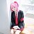 ieftine Peruci Anime Cosplay-Cosplay Amu Hinamori Peruci de Cosplay Pentru femei 14 inch Fibră Rezistentă la Căldură Roz Anime / Perucă / Perucă