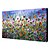 abordables Peintures fleurs/botaniques-toile peinte à la main floral 1211-fl0016 peinture à l&#039;huile
