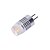economico Luci LED bi-pin-G4 Luci LED Bi-pin 1 leds LED ad alta intesità Bianco caldo Luce fredda 70~80lm 3000~3500K DC 12V