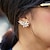 preiswerte Ohrringe-Damen Ohrstecker Blattform Personalisiert Europäisch Brautkleidung Diamantimitate Ohrringe Schmuck Farbbildschirm / Gold / Weiß Für Party Hochzeit Alltag