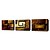 voordelige Abstracte schilderijen-Handgeschilderde Stilleven Vaakatasoinen panoraama Kangas Hang-geschilderd olieverfschilderij Huisdecoratie Drie panelen
