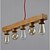 זול אורות תליון-מנורות תלויות Ambient Light גימור צבוע עץ / במבוק עץ / במבוק סגנון קטן 110-120V / 220-240V נורה אינה כלולה / E26 / E27