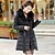 ieftine Palton &amp; Trench Damă-Women&#039;s European Fashion Square Sollar  Cotton Warm  Loose Long Coat