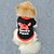 Недорогие Одежда для собак-Кошка Собака Толстовки Косплей Свадьба Зима Одежда для собак Черный Красный Костюм Хлопок XS S M L
