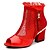 levne Dámská obuv-dámské boty peep prst tlustý podpatek kotníkové boty na zip více barev k dispozici