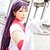 ieftine Peruci Anime Cosplay-Peruci de Cosplay Sailor Moon Sailor Mars Anime Peruci de Cosplay 254 cm CM Fibră Rezistentă la Căldură Pentru femei