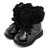 levne Dívčí obuv-Boty-Koženka-Sněhule-Dívčí-Černá Růžová Bílá-Běžné-Plochá podrážka