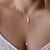 cheap Necklaces-Pendant Necklace Y Necklace European Simple Style Alloy Golden Necklace Jewelry For Party Casual Daily