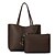 cheap Bag Sets-Women&#039;s Tote Bag Sets PU(Polyurethane) Gray / Yellow / Brown