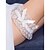 cheap Wedding Garters-Lace / Satin Classic Wedding Garter With Bowknot / Imitation Pearl Garters